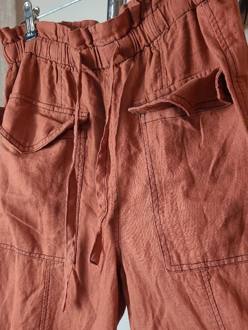 Forever 21 Rust Cargo Joggers